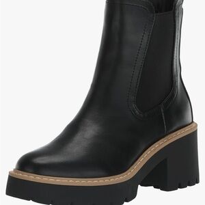 Black Leather Ankle Boots